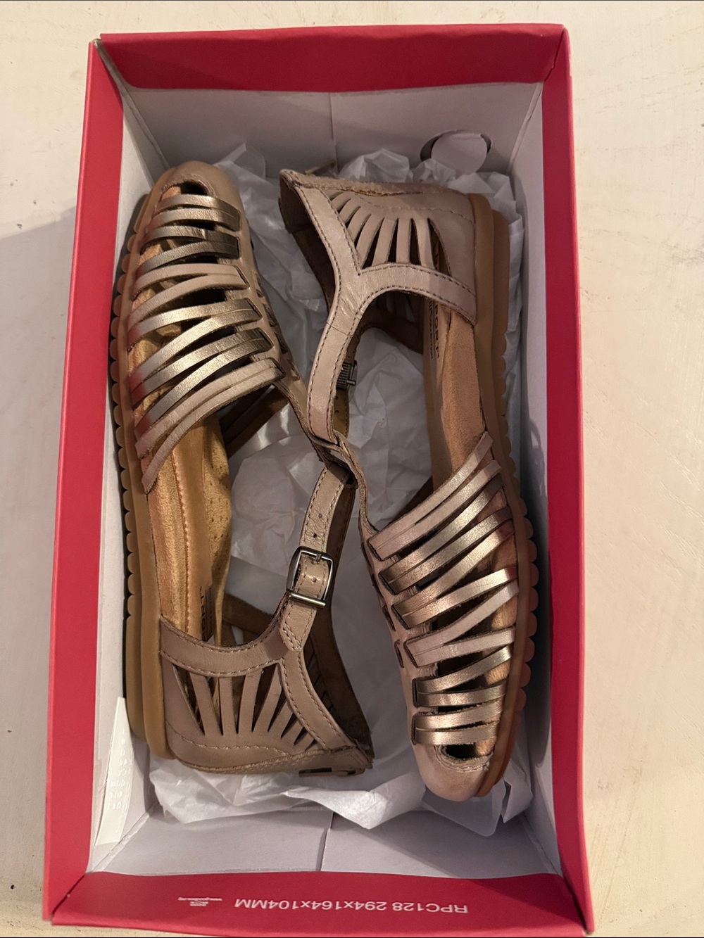 Rockport Cobb Hill Hurache Leather Sandals Sz 7 NEW IN BOX